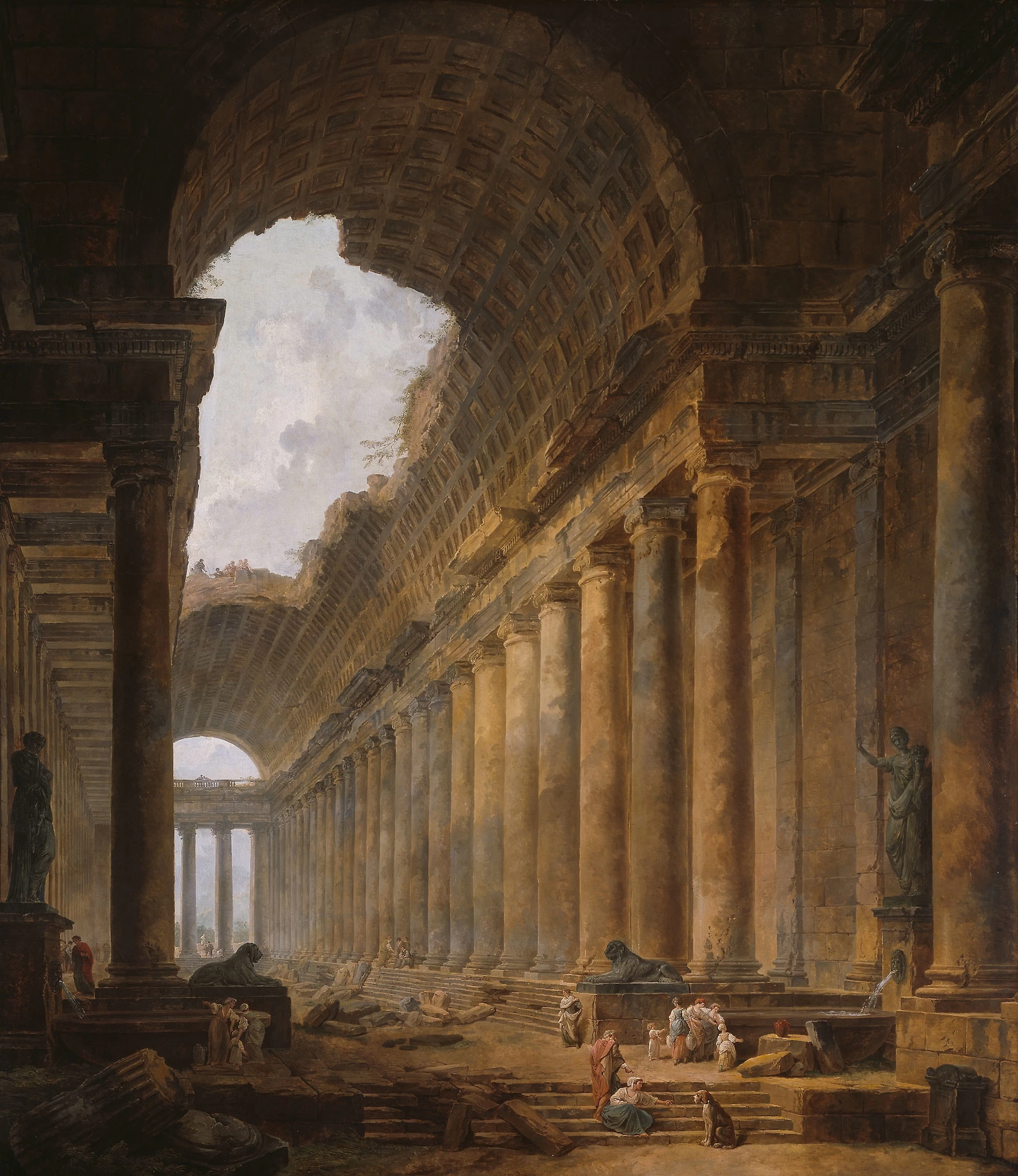 Rovine del tempio - Art Institute of Chicago